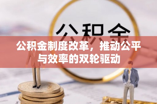 桃江公积金制度改革，推动公平与效率的双轮驱动
