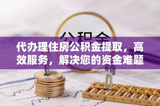 桃江代办理住房公积金提取，高效服务，解决您的资金难题