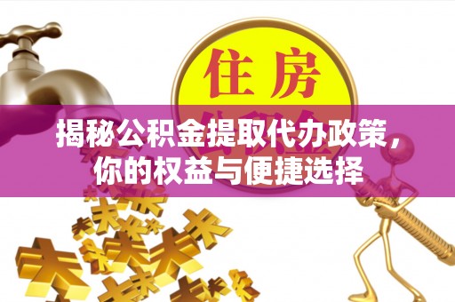 桃江揭秘公积金提取代办政策，你的权益与便捷选择