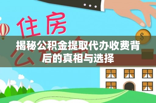 桃江揭秘公积金提取代办收费背后的真相与选择