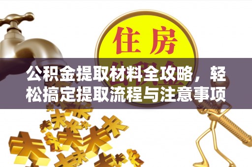 桃江公积金提取材料全攻略，轻松搞定提取流程与注意事项
