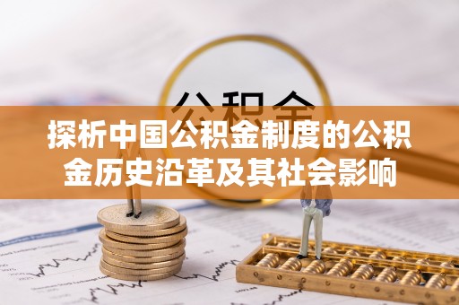 桃江探析中国公积金制度的公积金历史沿革及其社会影响