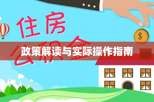桃江政策解读与实际操作指南