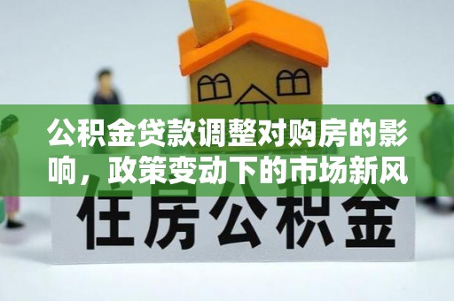 桃江公积金贷款调整对购房的影响，政策变动下的市场新风向