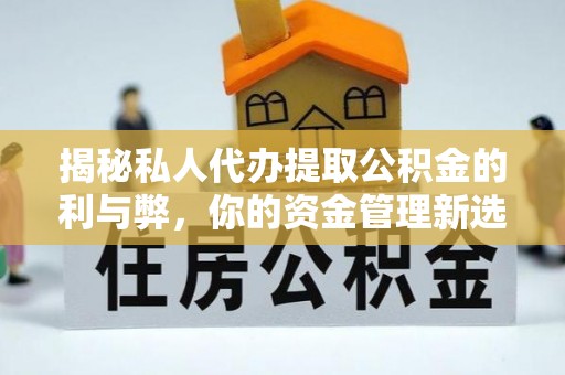 桃江揭秘私人代办提取公积金的利与弊，你的资金管理新选择
