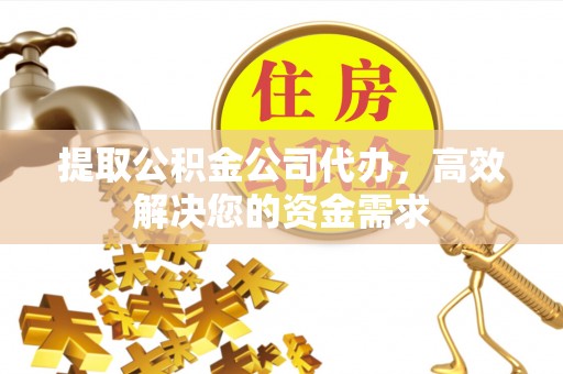 桃江提取公积金公司代办，高效解决您的资金需求