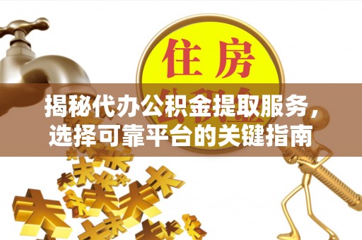 桃江揭秘代办公积金提取服务，选择可靠平台的关键指南