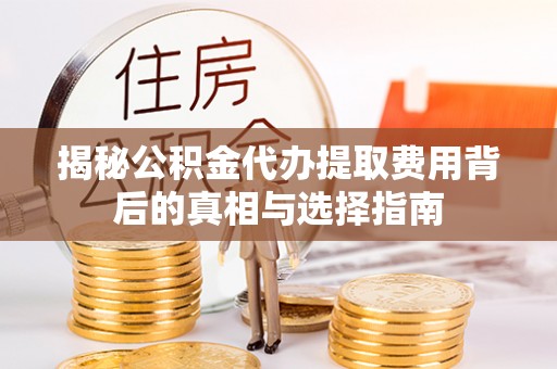桃江揭秘公积金代办提取费用背后的真相与选择指南