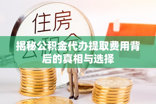 桃江揭秘公积金代办提取费用背后的真相与选择