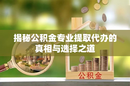 桃江揭秘公积金专业提取代办的真相与选择之道