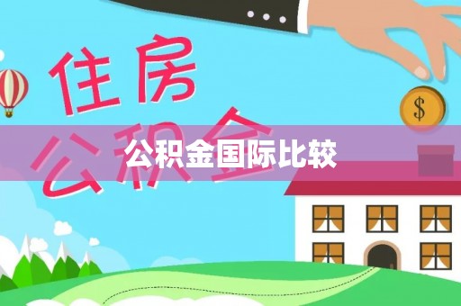 桃江公积金国际比较