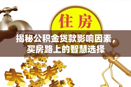 桃江揭秘公积金贷款影响因素，买房路上的智慧选择