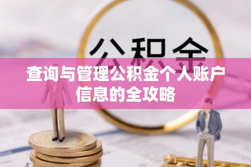 桃江查询与管理公积金个人账户信息的全攻略