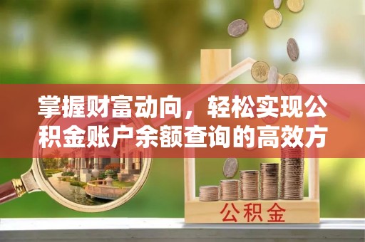 桃江掌握财富动向，轻松实现公积金账户余额查询的高效方式
