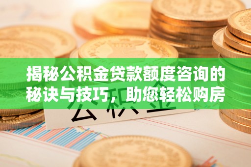 桃江揭秘公积金贷款额度咨询的秘诀与技巧，助您轻松购房！