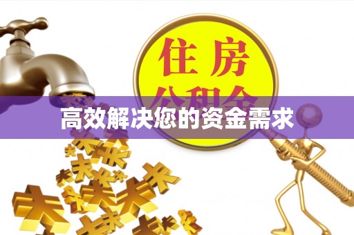 桃江高效解决您的资金需求
