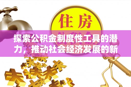桃江探索公积金制度性工具的潜力，推动社会经济发展的新引擎