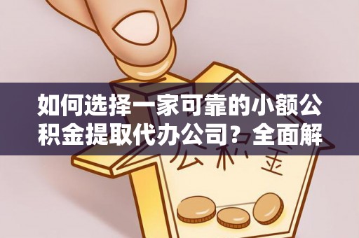 桃江如何选择一家可靠的小额公积金提取代办公司？全面解析与指南