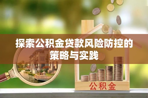 桃江探索公积金贷款风险防控的策略与实践