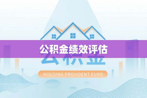 桃江公积金绩效评估