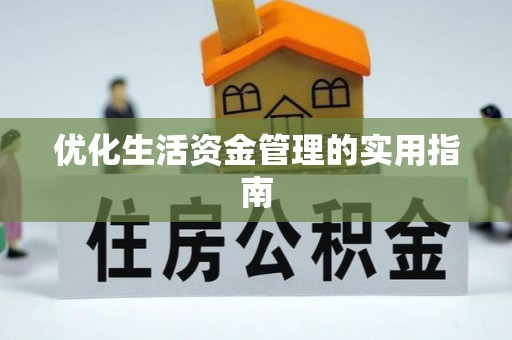 桃江优化生活资金管理的实用指南