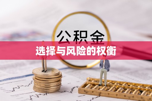 桃江选择与风险的权衡