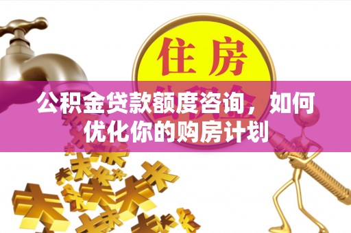 桃江公积金贷款额度咨询，如何优化你的购房计划