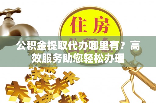 桃江公积金提取代办哪里有？高效服务助您轻松办理
