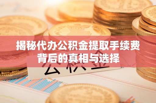 桃江揭秘代办公积金提取手续费背后的真相与选择