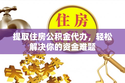 桃江提取住房公积金代办，轻松解决你的资金难题