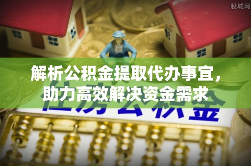 桃江解析公积金提取代办事宜，助力高效解决资金需求