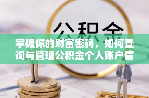 桃江掌握你的财富密码，如何查询与管理公积金个人账户信息