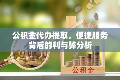 桃江公积金代办提取，便捷服务背后的利与弊分析