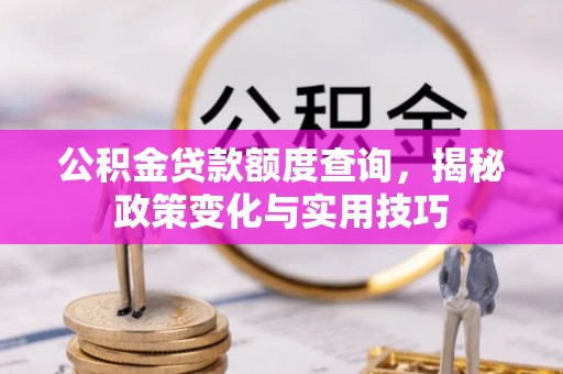 桃江公积金贷款额度查询，揭秘政策变化与实用技巧