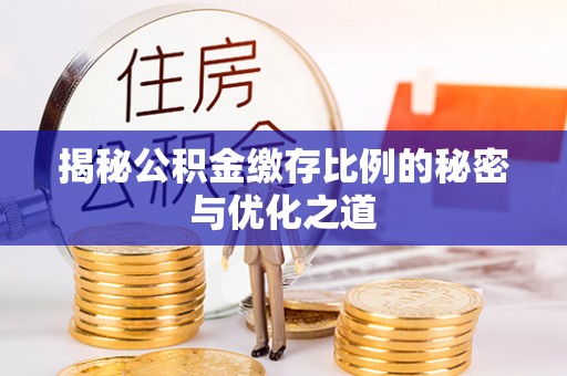 桃江揭秘公积金缴存比例的秘密与优化之道