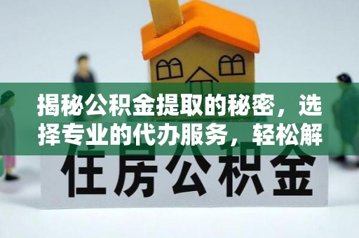 桃江揭秘公积金提取的秘密，选择专业的代办服务，轻松解决你的难题