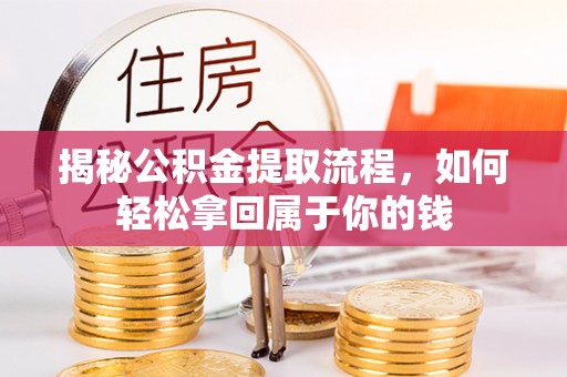 桃江揭秘公积金提取流程，如何轻松拿回属于你的钱