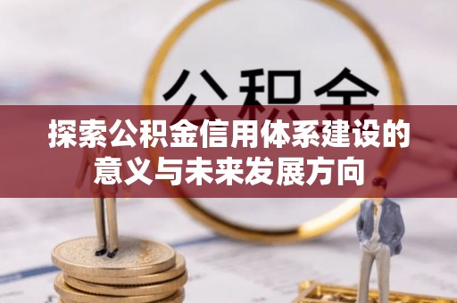 桃江探索公积金信用体系建设的意义与未来发展方向