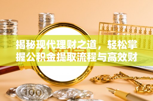 桃江揭秘现代理财之道，轻松掌握公积金提取流程与高效财务规划