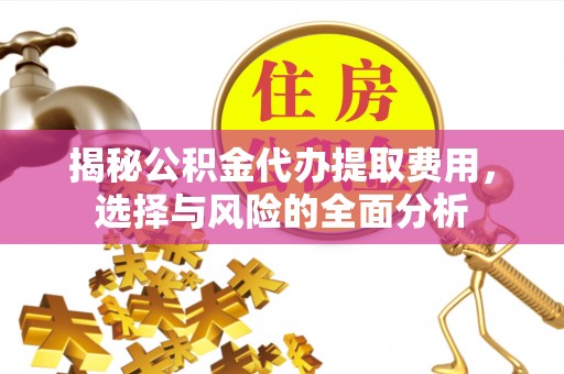 桃江揭秘公积金代办提取费用，选择与风险的全面分析
