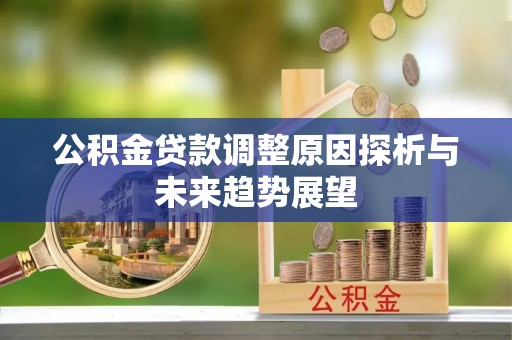 桃江公积金贷款调整原因探析与未来趋势展望