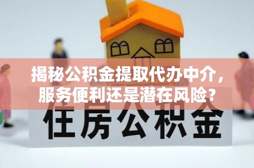 桃江揭秘公积金提取代办中介，服务便利还是潜在风险？