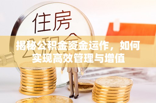 桃江揭秘公积金资金运作，如何实现高效管理与增值