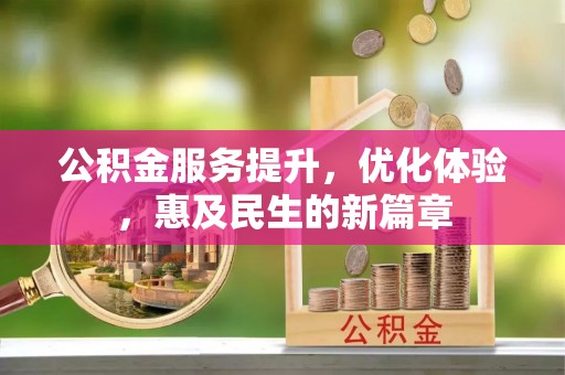 桃江公积金服务提升，优化体验，惠及民生的新篇章