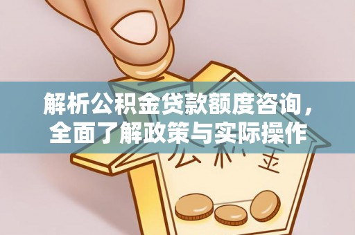 桃江解析公积金贷款额度咨询，全面了解政策与实际操作