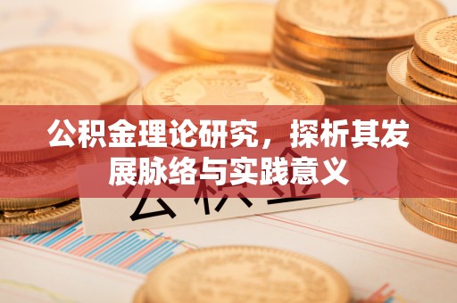 桃江公积金理论研究，探析其发展脉络与实践意义
